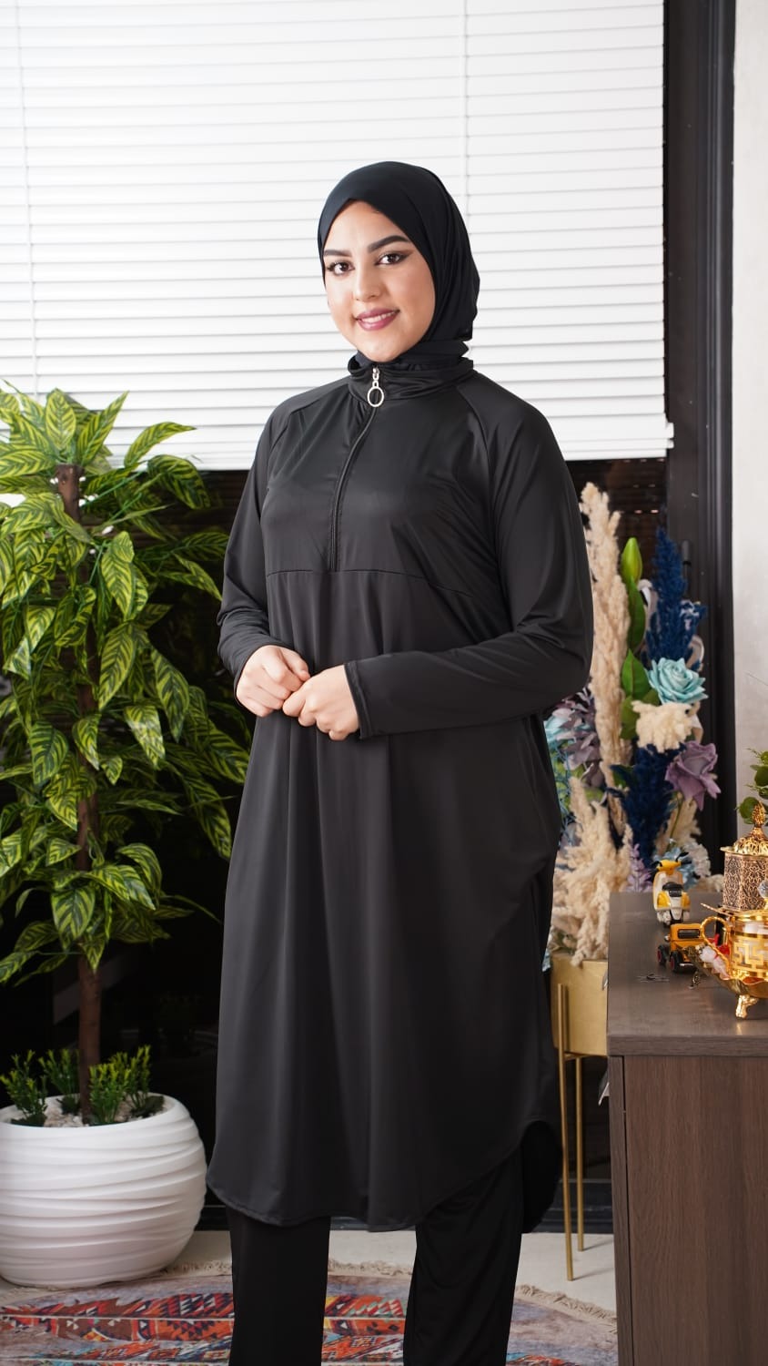 بوركيني كامل للسباحة والأنشطة الشاطئية